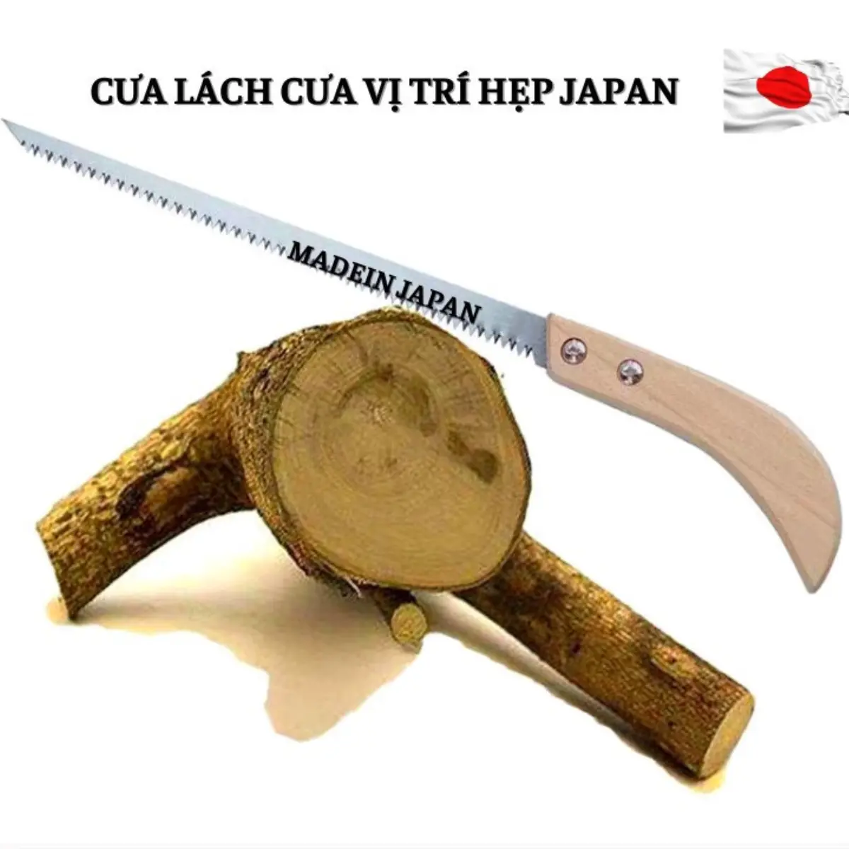 Cưa cành cầm tay mini Nhật Bản cưa lách góc cây hẹp,bằng thép không gỉ