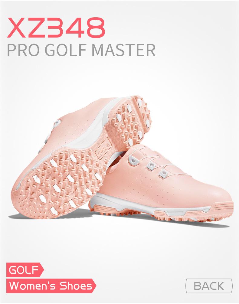 Product Introduction of [PGM] Golf Shoe Women's Summer Waterproof Microfiber Shoes Non-Slip Spike Bottom Sports Golf Women's Shoes Xz348 24