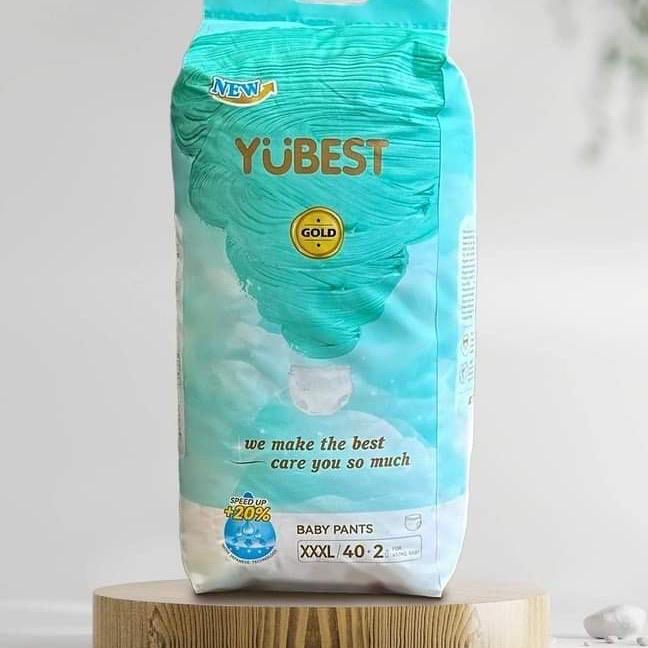 Bỉm Yubest GOLD MỚI dán/quần nội địa Trung QUẦN M/L/XL/XXL/XXXL Cho Bé Bỉm Quần