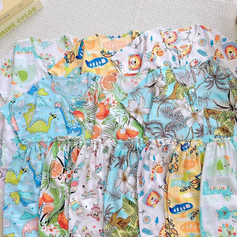 Bộ ngủ Tole bé trai Tay ngắn quần đùi từ 9 -35kg 1
