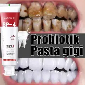 Whitening toothpaste Pasta Gigi Probiotik SP-4 Pasta Gigi Pemutih Gigi Odol Pembersih Karang Gigi Memutihkan