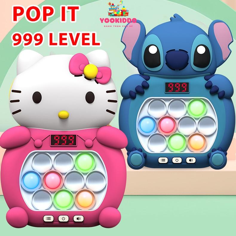  Pop It Điện Tử 3D siêu Cute Đèn Cầu Vòng - 999 Level Speed Push Đồ Chơi Giảm Stress Cho Mọi Lứa Tuổi Bé Trai và Bé Gái 