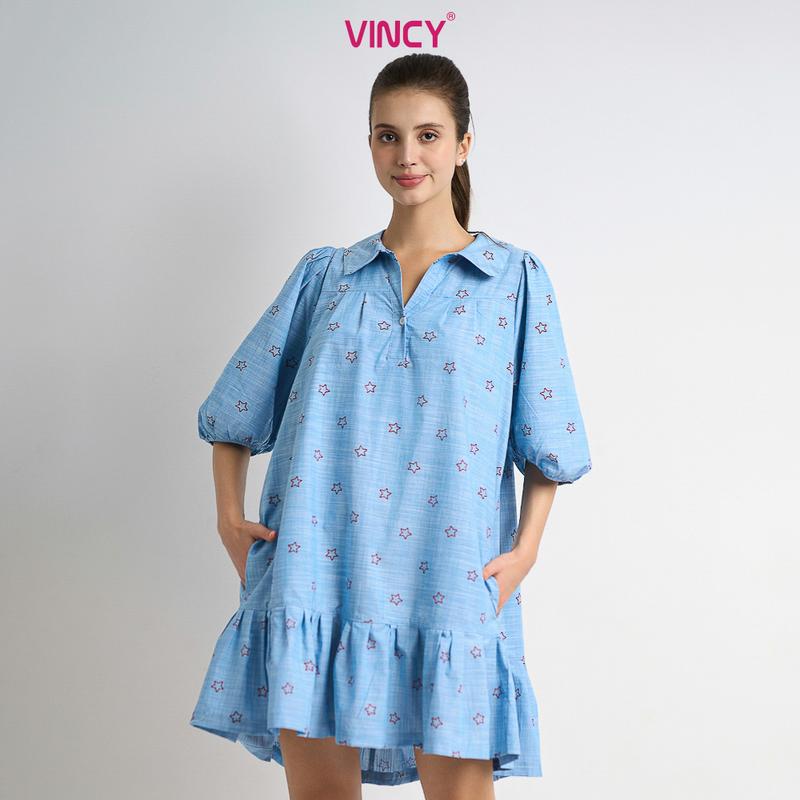  Đầm Kate Nữ Vincyhomewear Thoáng Mát  DDK010W31 