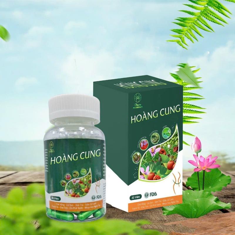 Viên Uống Hoàng Cung Hộp 30 Viên Hỗ Trợ Bổ Sung Vitamin Từ Trái Cây Cung Cấp Dưỡng Chất Từ Thiên Nhiên