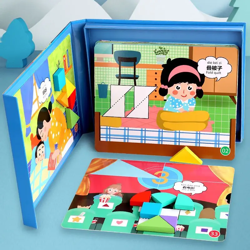 Đồ Chơi Ghép Hình Từ Tính, Khối Xây Dựng Lắp Ráp, 3 Loại, Thích Hợp Cho Trẻ Mẫu Giáo, Đồ Chơi Sáng Tạo Học Tập Sớm, Cho Bé Trai Và Bé Gái, Xếp Hình Ghép Hình Cùng Phong Cách Được Đánh Giá Rất Cao Trên 99% 3