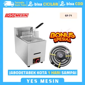 Kompor Deep Fryer 1 Tangki Getra GF-101G Kapasitas 6 Liter