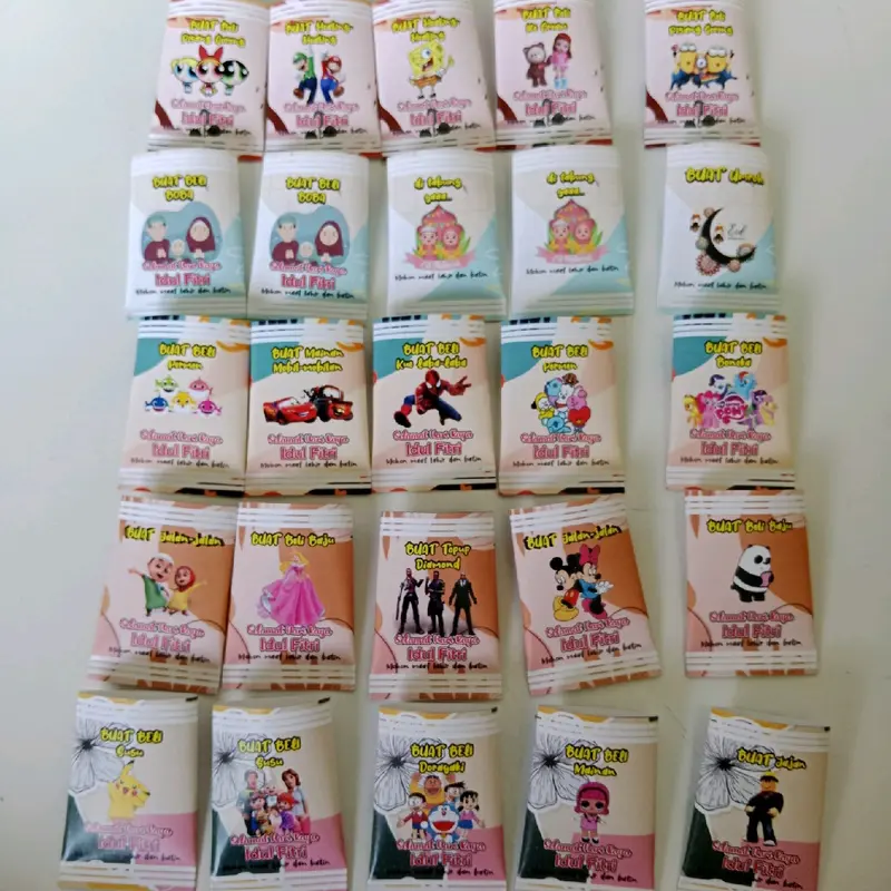 [READY STOCK] 1 pak isi 20pcs Mini Amplop THR bentuk permen/Amplop hari raya idul fitri/Amplop Lebaran 1