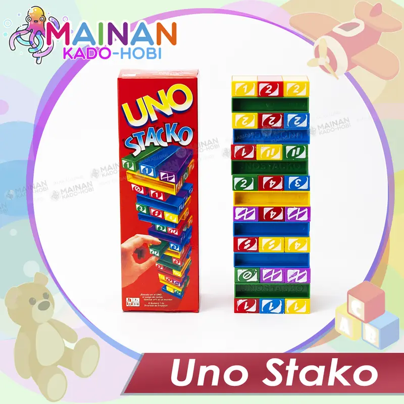 MAINAN ANAK BOARD GAME FAMILY MENARA BALOK UNO STAKO TOYS 1