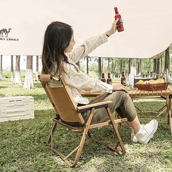 Ghế gấp chính hãng nhà CAMELCROWN dùng cho cắm trại , câu cá , ghế đẩu đi biển