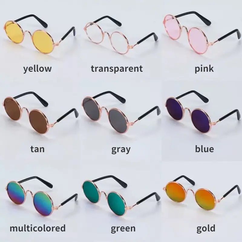 Pet Decorative Glasses Photography Essential Trend with Invincible Cute Cool Cat Glasses Dog Glasses