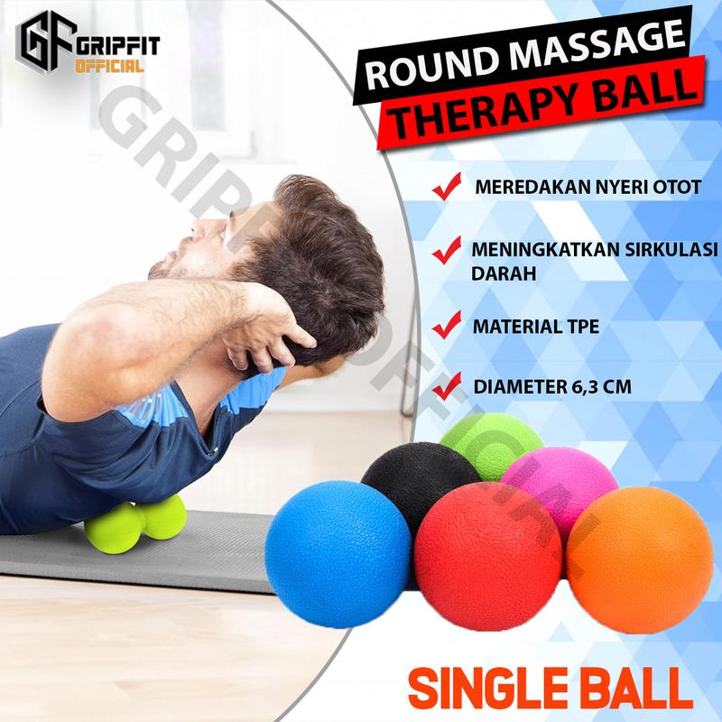 Massage Therapy Ball Bola Tangan Terapi Yoga Gym Ball 0