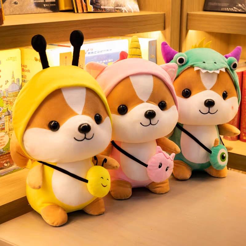  Gấu bông chó shiba vải siêu mềm mịn  Đồ Chơi Thú Bông Toy Đồ Chơi 