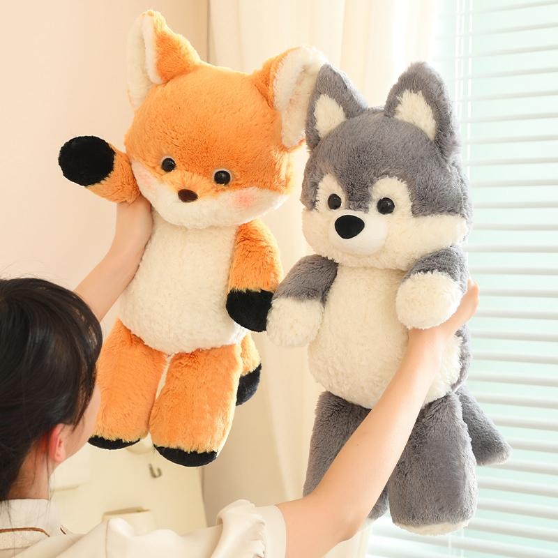 Đồ Chơi Sói Xám Cáo, Dễ Thương, Thiết Kế Mèo Con Ngủ, Búp Bê Rừng, Thích Hợp Làm Quà Tặng Sinh Nhật Cho Bé Gái 5