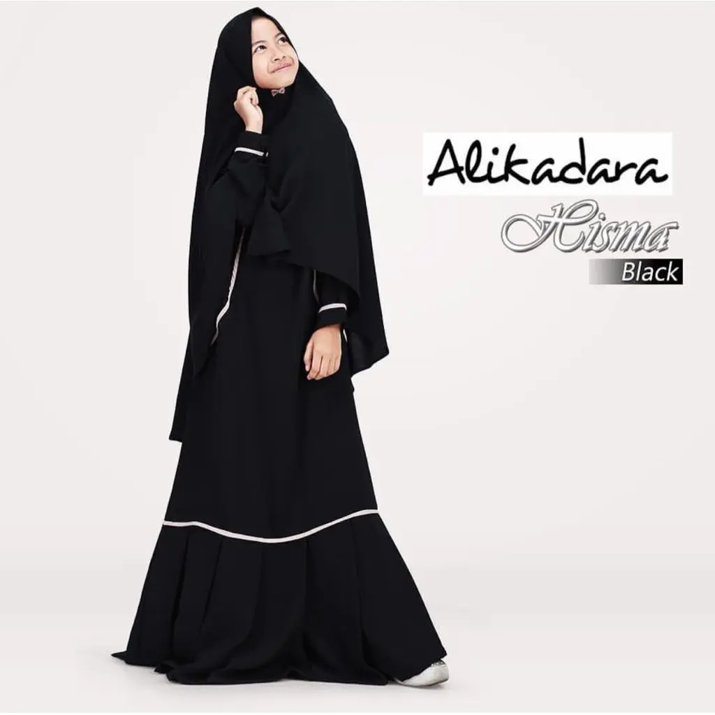 alikadara syar'i// gamis remaja perempuan2025// gamis set kerudung// gamis anak lebaran 2025/ baju  muslim  tanggung/ baju anak lebaran 2025