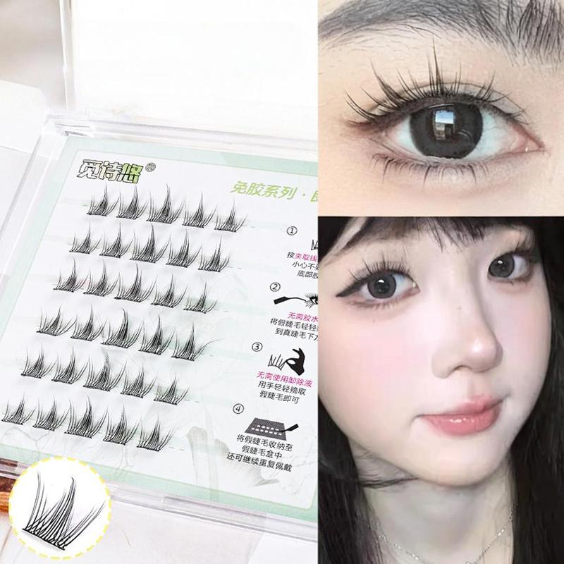 Product Introduction of 【No Need Glue!】glue-free Eyelashes Extension Self-Adhesive Reusable Softer Lashes False Eyelashes Makeup 23