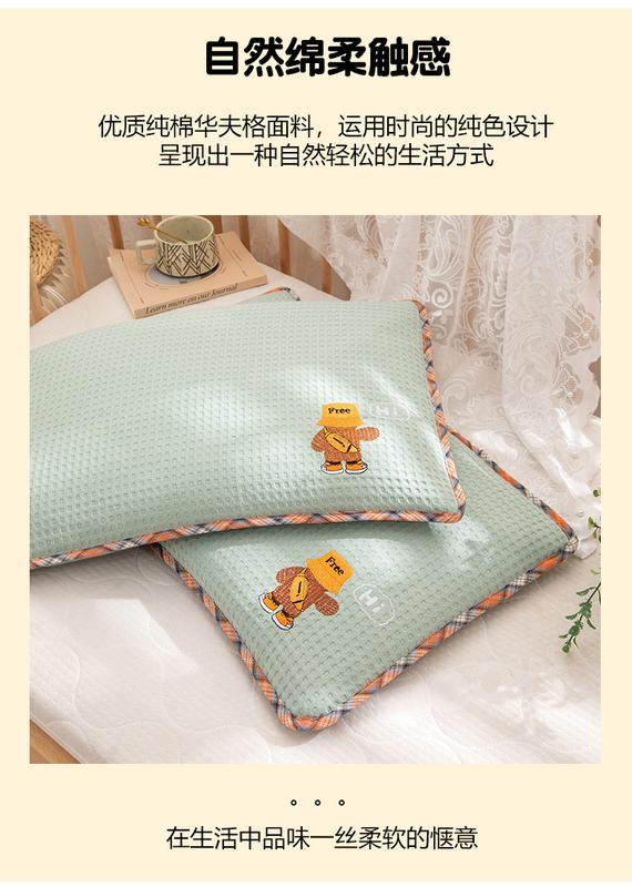 Product Introduction of Children's Sweat Absorbing and Breathable Pillow Made of Pure Cotton, Kindergarten Children's Washable and Removable Inner Liner 4