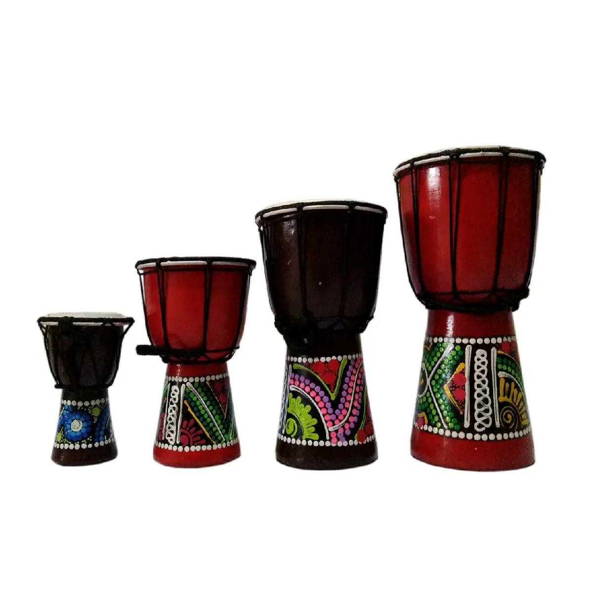 jimbe gendang alat musik tradisional mainan anak kendang ketipung (COD) 15cm 20cm 25cm 30cm Toys