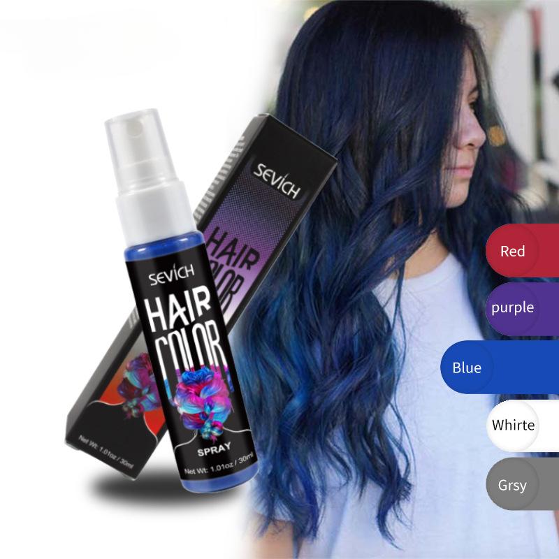 Product Introduction of Color Liquid Spray Temporary Hair Dye Unisex Hair Color Instant Color Dye Washable Hair Color Dye Fashion Beauty Makeup염색샴푸 1