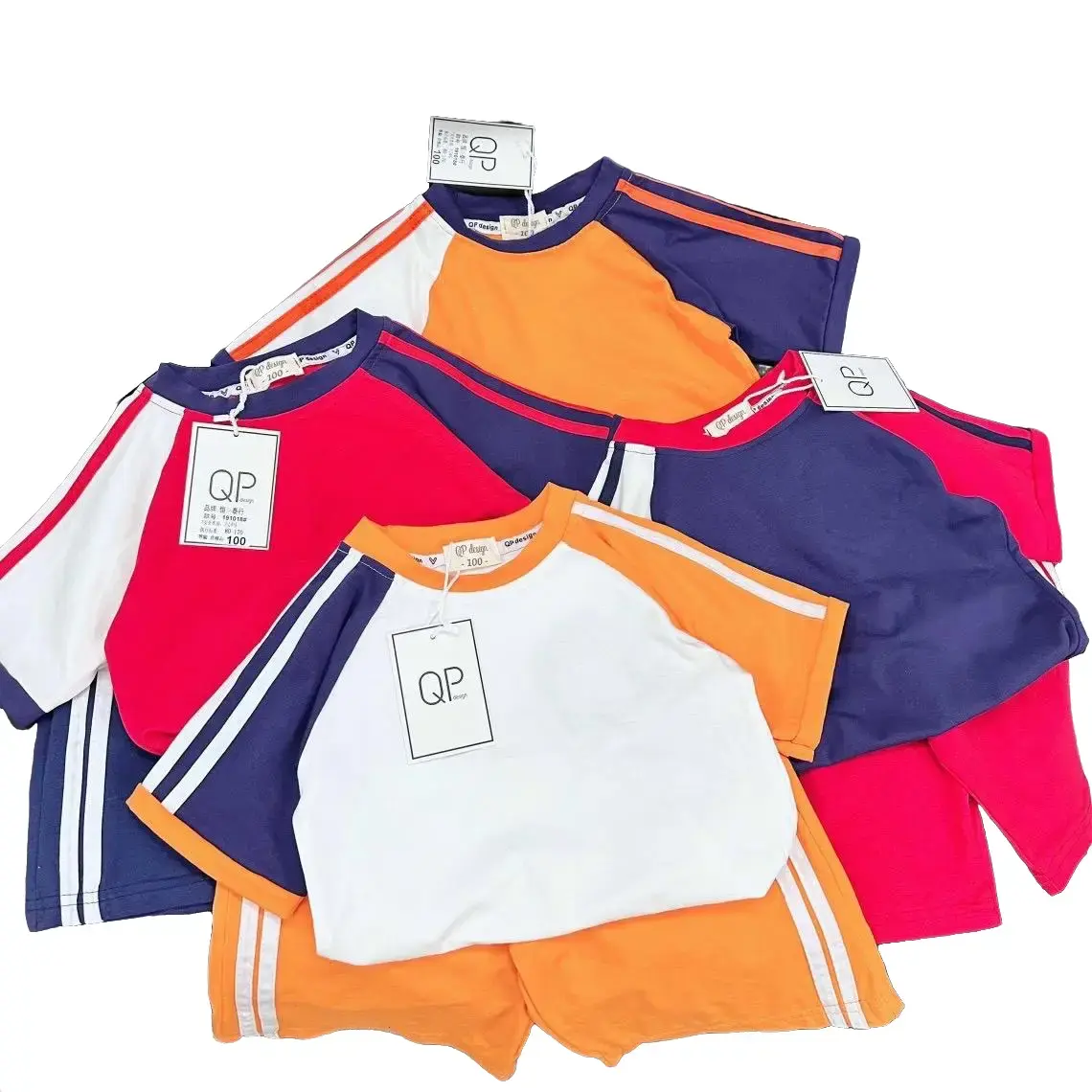 HG95 - SET BỘ COTTON 4 MÀU 2 BÊN CÓ TÚI THẬT ( Logo  ) sz cho bé 10/30kg chất cotton co giãn 4c