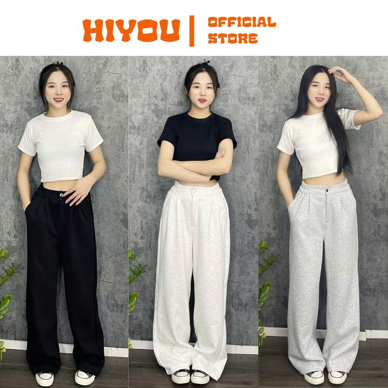 [QUẦN NỈ NỮ- CHẤT DÀY DẶN KHÔNG XÙ] Quần Nỉ Nữ Ống Suông Rộng, Quần nỉ nữ ba màu dày dặn chuẩn form tôn dáng phong cách cá tính quần  trắng Nhung Kaki Jean