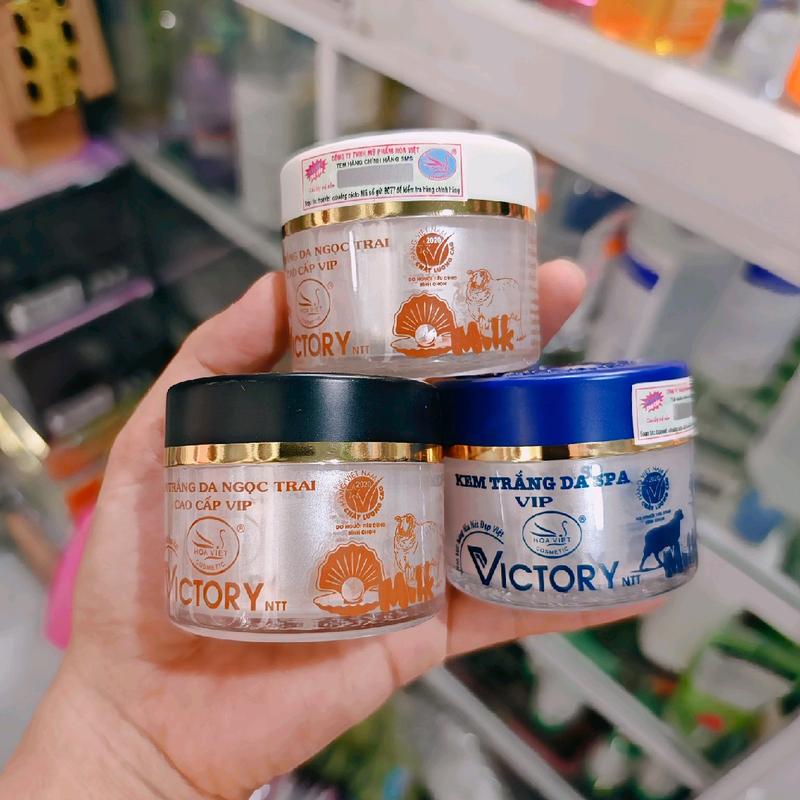 [ 1 hủ ] Kem Dưỡng Trắng Mịn Da Victory Hoa Việt 14g - dưỡng trắng, mịn da, se khít lỗ chân lông