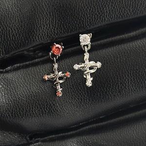 Hoa Tai Chữ Thập, Thời Trang, Độc Đáo, Dành Cho Nam Và Nữ, Phong Cách Joker, Cổ Điển, Phong Cách Hip-Hop, Phụ Kiện Thời Trang, Phong Cách Y2K