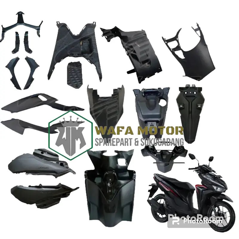 cover body kasar satuan dek legsil paru spakbor vario 125 150 new esp 2018-2022 Aksesoris Motor 0
