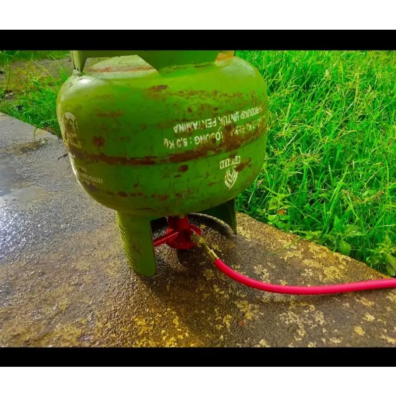 refil alat isi ulang gas kaleng portabel selang manifold kaleng freon AC flushing pipa kapiler AC 7