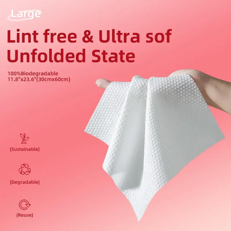 Disposable Compressed Towel, 6counts/pack Portable Travel Towel, Disposable Cloth for Travel, Camping, Hiking, Sport and Other Outdoor Activities 2
