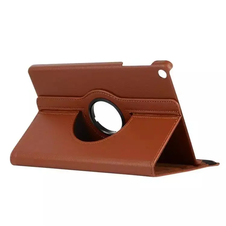 flip case rotary leather samsun9 tab a7 lite t220 t225 flipcover Biru Cover