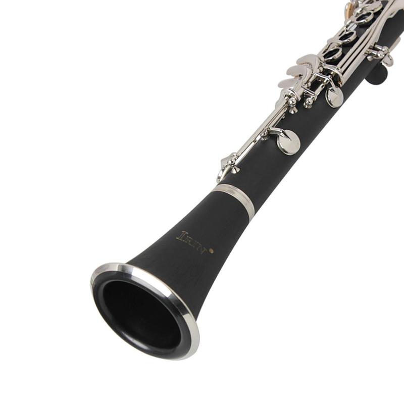 17 Key B Flat Clarinet, 1 Set Black & Silver Clarinet with Accessories, Woodwind Instrument for Beginners & Students, Musical Instruments & Accessories 5
