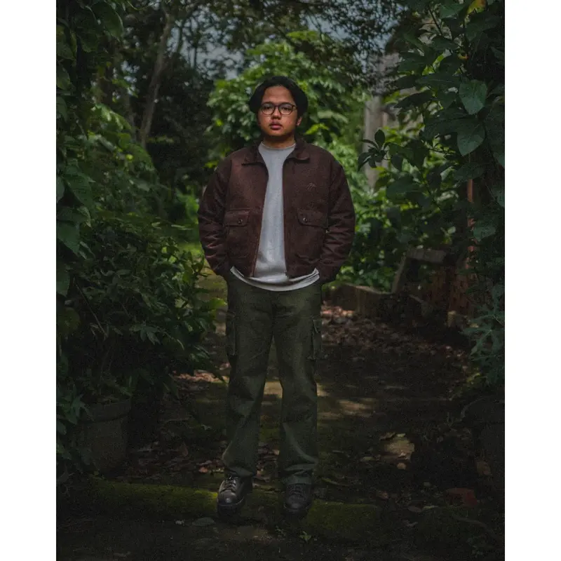WORK JACKET "MOLESKIN" | BROWN SUEDE | 368 GSM | INYIAK BALANG 7