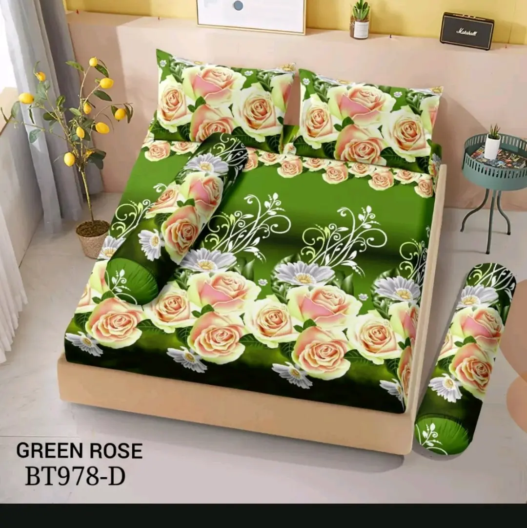 Promo [ BELI 1 DAPAT 1 ] seprei motif BUNGA 3D ( NO1 ) premium mirip BONITA asli [180x200]