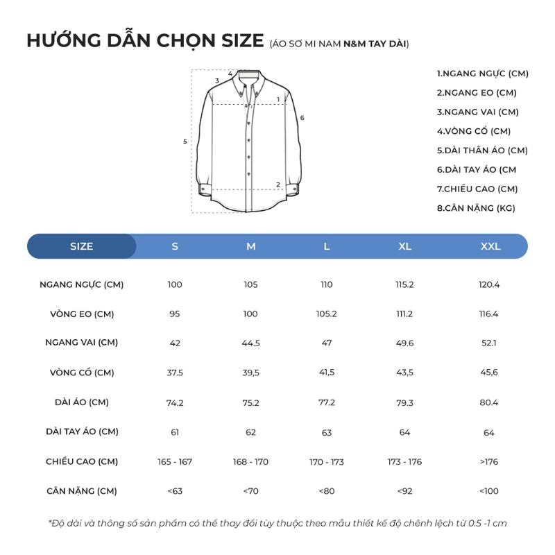 Áo Sơ Mi Caro Melange Nam Cotton Chống Nhăn Tự Nhiên N&M Thương Hiệu NINOMAXX 2110033 4