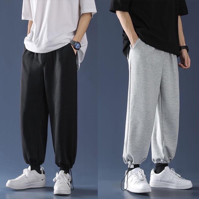 Quần jogger nam nữ ống rộng phong cách Hàn Quốc trẻ trung năng động kiểu dáng…