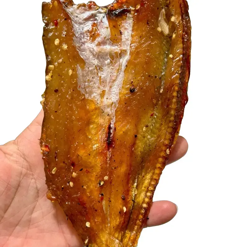( Loại Lớn ) Khô Cá Mối tẩm tiêu ớt bao ngon mặn ngọt , chiên hoặc nướng rất ngon có hút chân không hàng cá nhỏ loại 1 Food Snack Ăn Vặt Chua Thức Ăn 0