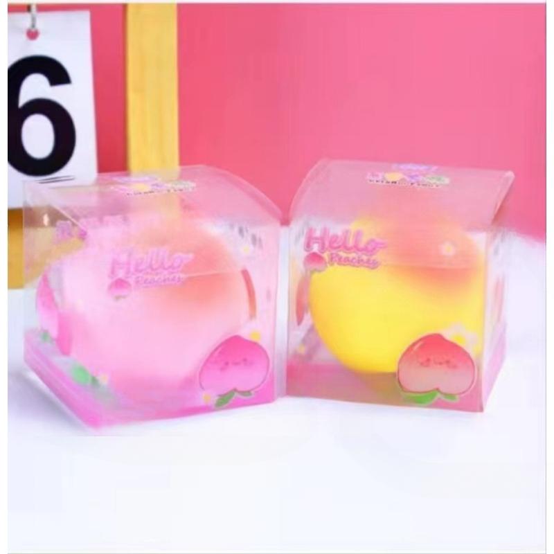 Product Introduction of เครื่องมือบรรเทาความเครียด, การออกแบบพีชสร้างสรรค์, สำหรับเด็ก, เพลงหยิกพีช, เหมาะสำหรับเด็กชายและเด็กหญิง, ของเล่นฟื้นตัวช้า, ลูกบอลปล่อย 4