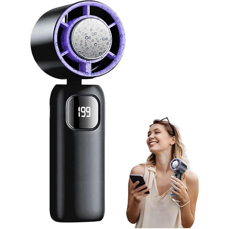 2025 Portable Handheld Ice Fan, Turbo Cooling Fans, 2000mAh, - TikTok ...