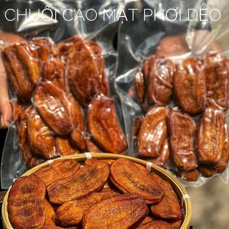  Chuối cao mật sấy dẻo 500g Món ngon Miền Tây 