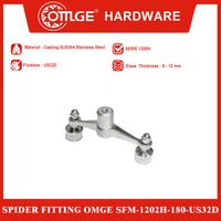 Gambar Spider Fitting/Klem Kaca Laba-laba OMGE SFM-1202H-180-US32D dari OmgeHardware Kota Administrasi Jakarta Utara 1 Tokopedia