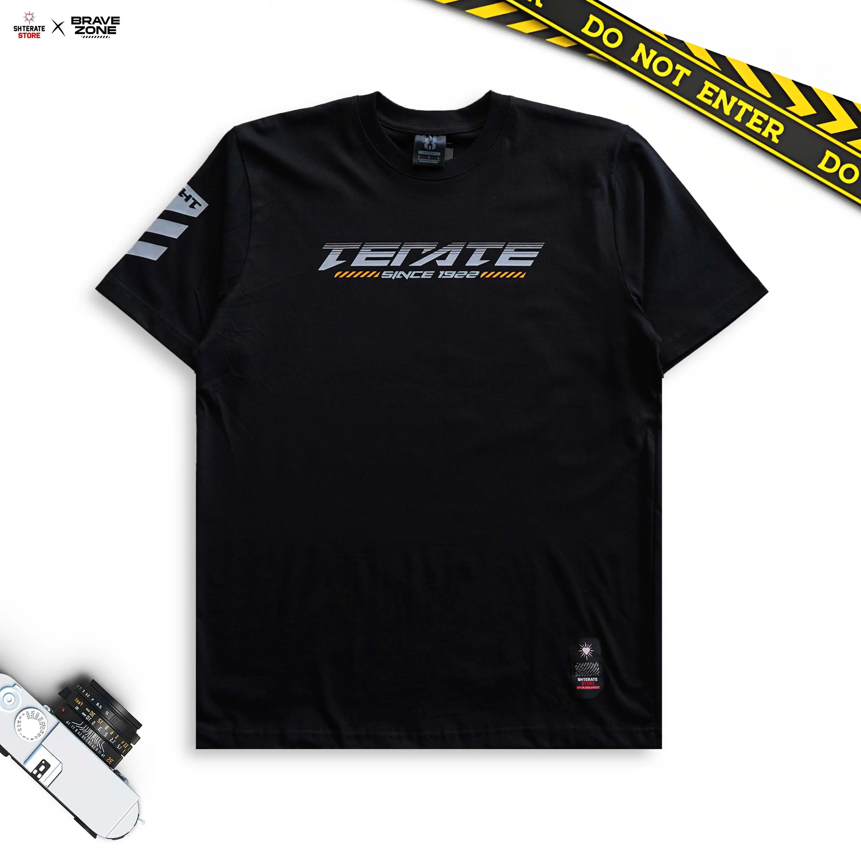 KAOS PSHT 24S | T-SHIRT TERATE TECHNO - HITAM
