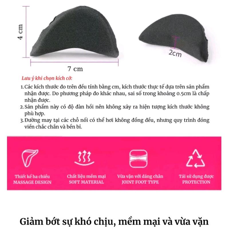 1 Cặp Lót Mũi Giày, Lót Ngón Chân Giảm Đau, Giảm Rộng Khi Mang Giày Miếng Lót Giày Nhung ló t 7