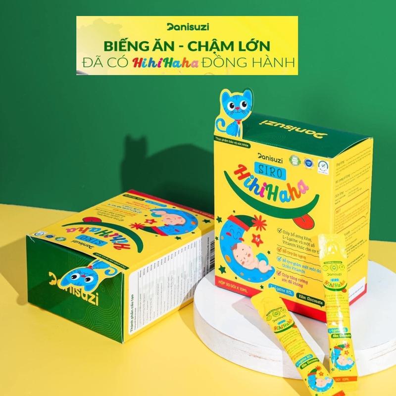 2 Hộp Siro Ăn Ngon Hihihaha Danisuzi Huyền Phi Cho Bé Hấp Thu Tốt Tăng Đề Kháng