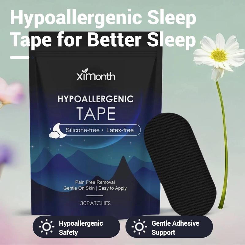 Hypoallergenic Sleep Tape, Removal Sleep Tape, Skin Friendly Adhesive Cotton Tape for Improving Sleep 1