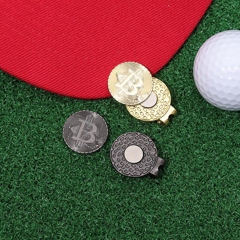 Golf Hat Clip Ball Marker, Round Coin Design Golf Ball Marker with Strong Magnetic Design, Golf Accessories for Outdoor Sports 0