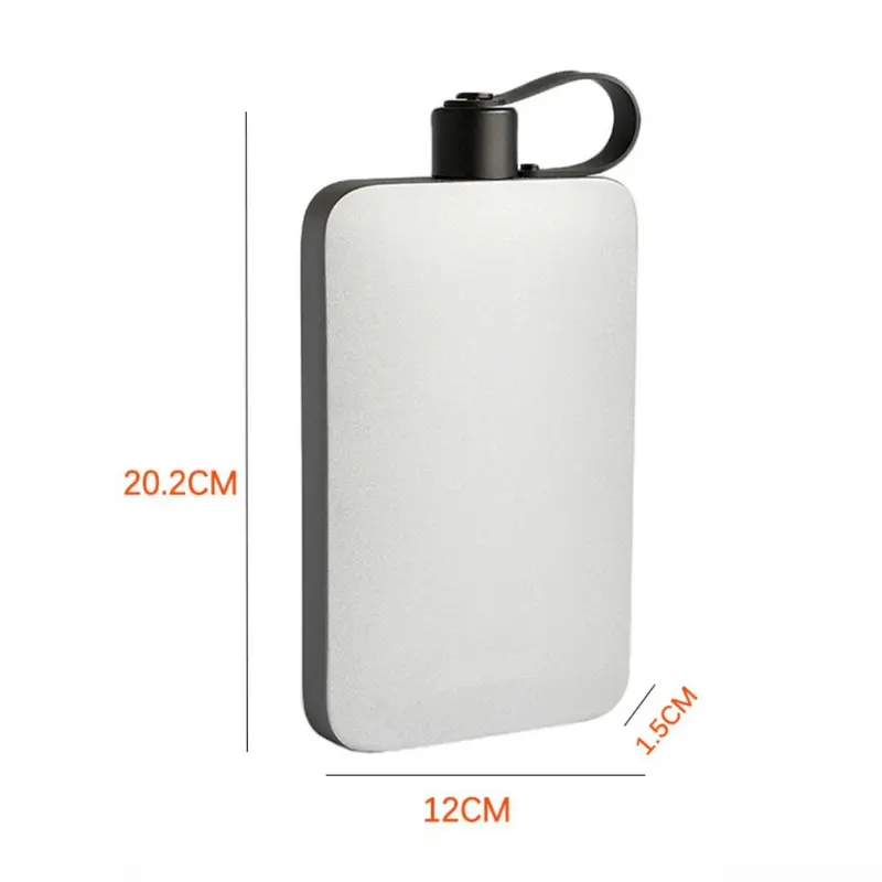 Bình giữ nhiệt Cầm Tay 500ml, được làm bằng thép không gỉ 304, chống rò rỉ, cấp thực phẩm, thích hợp cho Rượu Whisky, có Dây Đeo Buộc, thuận tiện cho đồ uống có cồn, Lý Tưởng cho món quà ngày lễ tình nhân 2