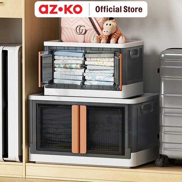 Box Sampling Azko Promo AZKO Stora Kotak Penyimpanan Lipat Front Opened Foldable Box ...