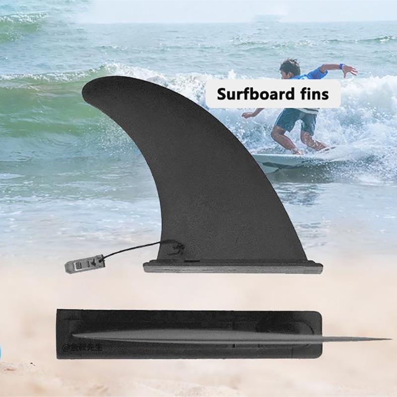 Product Introduction of Surfboard Paddleboard Snap-On Tailfin Boat Sup Slide-In Large Fins Removable Splitter Rudder 18