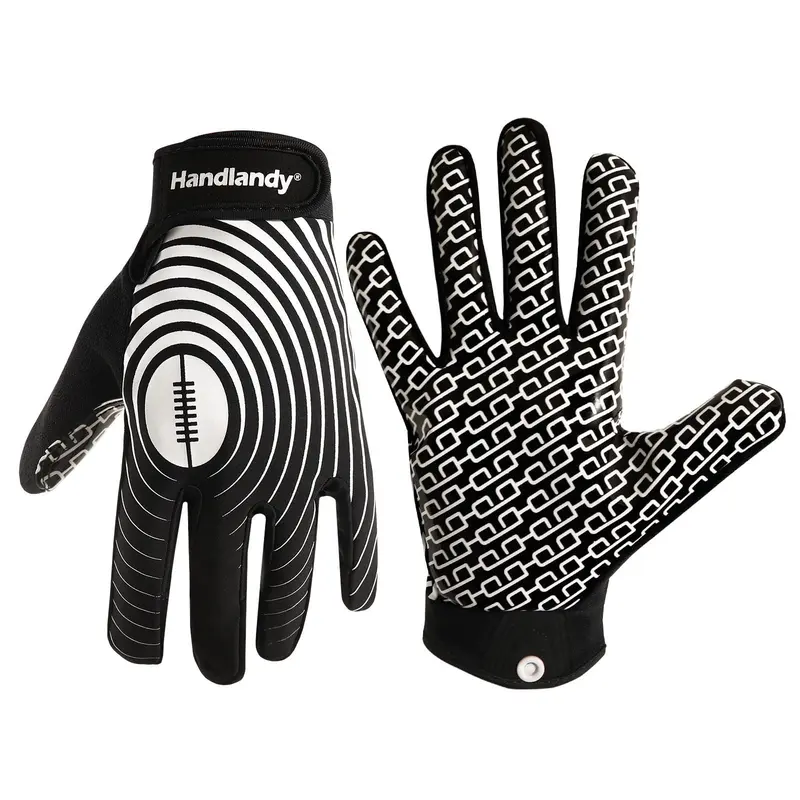 Eid Al-Adha Football Gloves for Adults and Youth (1 Pair), Summer Lightweight and Flexible Sports Baseball Football Accessories, Hand Protection Gloves, 8