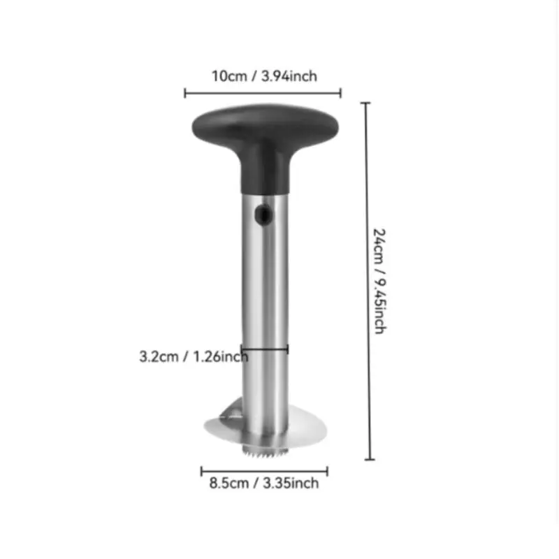 Stainless Steel Pineapple Corer, 1 Count Removable Pineapple Corer, Fruit Core Separator, Pineapple Cutting Tool, Kitchen Utensils & Gadgets 1